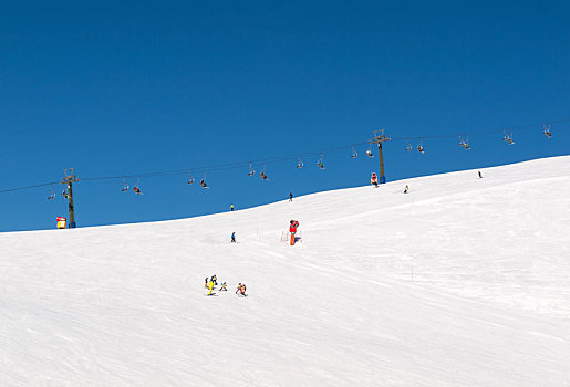 滑雪,区域,白云岩,阿尔卑斯山
