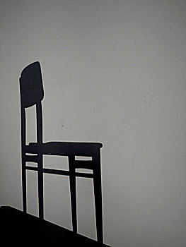剪影,椅子
