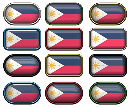 扣,旗帜,菲律宾