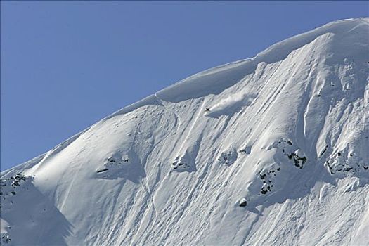 滑雪,痕迹,高处,滑雪胜地,保加利亚