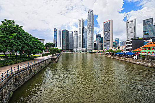 商业,建筑,新加坡河,新加坡,亚洲