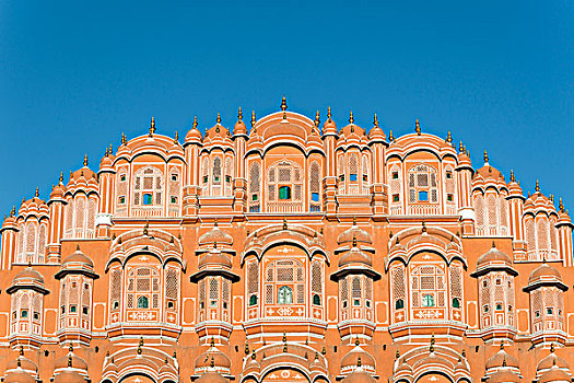 风之宫,宫殿,斋浦尔,拉贾斯坦邦,印度,亚洲