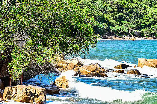 珠海东澳岛--比邻澳门的海边海景