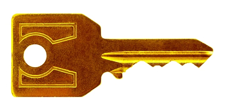金色,钥匙