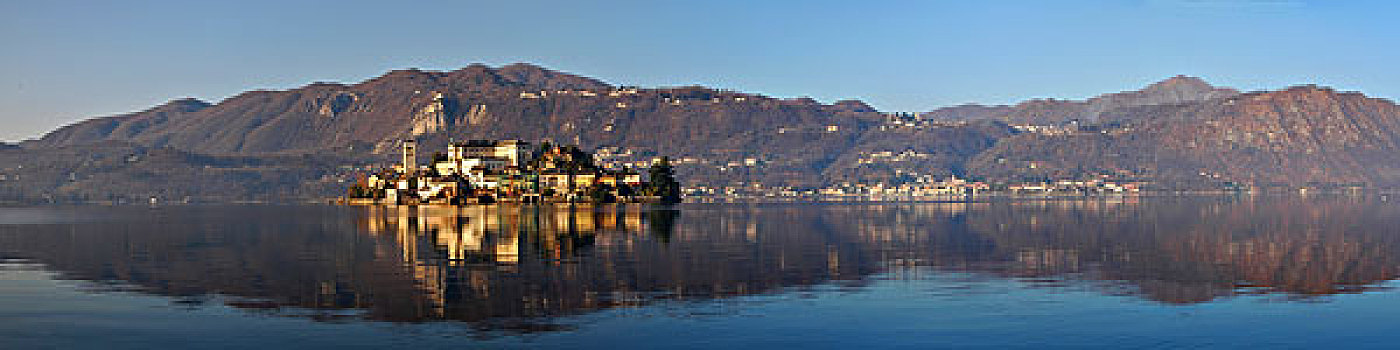 岛屿,湖,奥尔达湖地区,意大利,欧洲