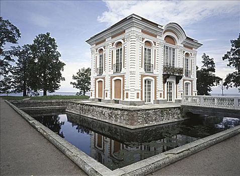 宫殿,颐和园,彼得宫,俄罗斯
