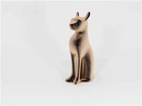 猫,雕塑