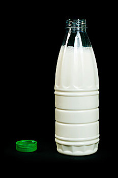 塑料制品,透明,瓶子,牛奶