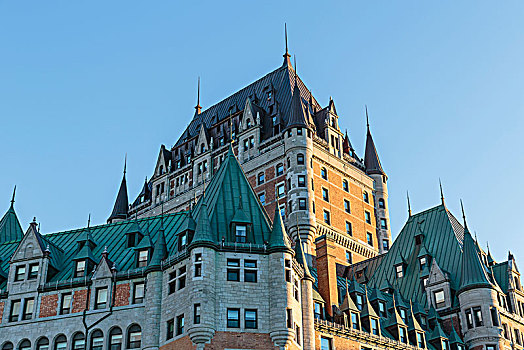 夫隆特纳克城堡,魁北克,魁北克省,加拿大,北美
