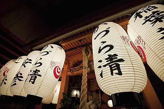 灯笼,神祠,京都,日本