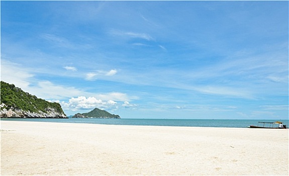 漂亮,热带,白沙滩,泰国