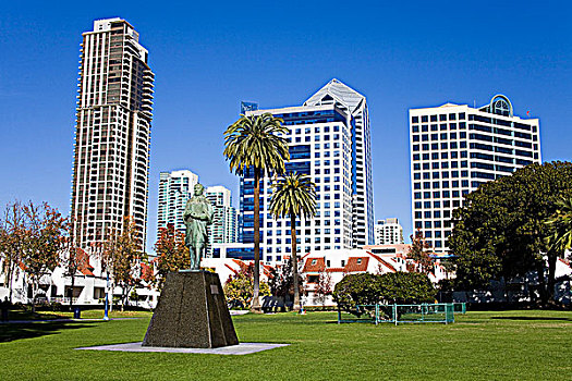 雕塑,公园,圣地亚哥,加利福尼亚,美国