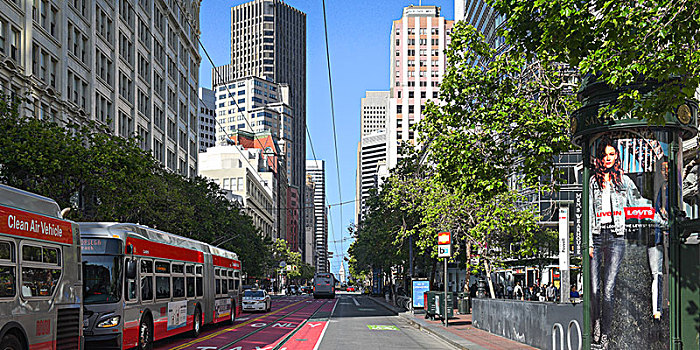 旧金山,城市街道