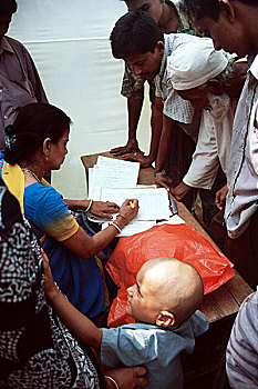 选民,注册,中心,孟加拉,2008年