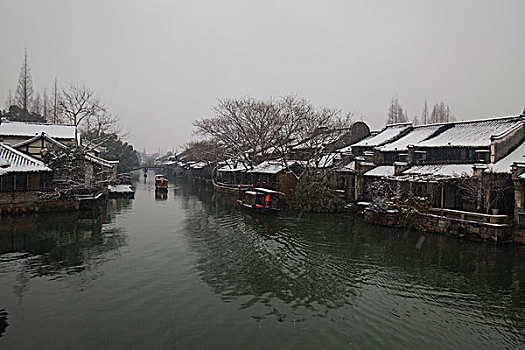 乌镇雪景