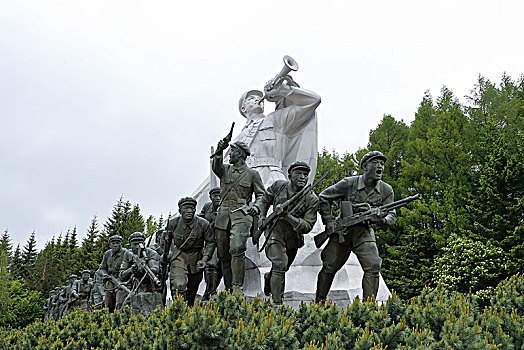 朝鲜广场雕塑