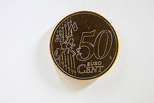 50分,欧元硬币