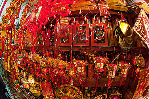中国,香港,街边市场,商品