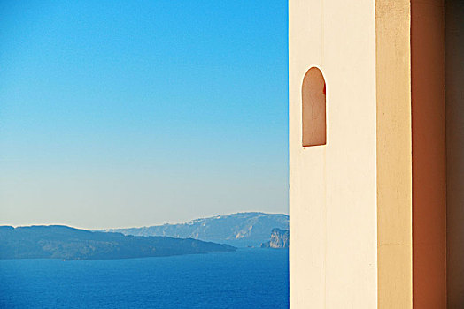 简单,抽象,背景,圣托里尼岛,传统建筑,希腊