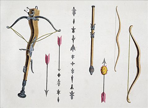 弓,箭,世纪,艺术家