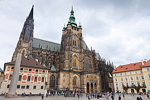 圣维特大教堂和布拉格城堡