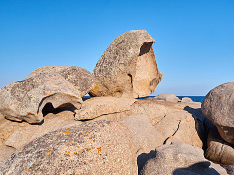 石头,巴隆巴热亚,海滩