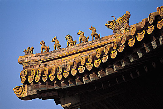 老,皇宫,北京,中国