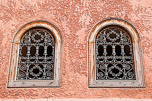 窗户,麦地那,马拉喀什,摩洛哥