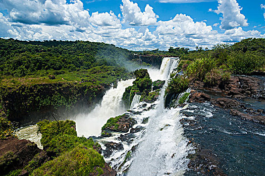世界遗产,伊瓜苏瀑布,阿根廷,南美