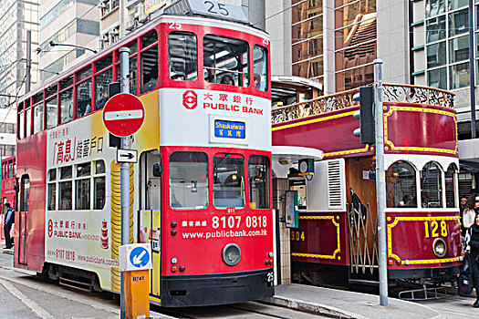 中国,香港,缆车