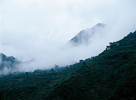 四川丹巴县风光