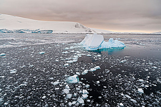 冰山,雷麦瑞海峡,南极