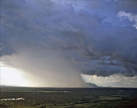 锡吉里耶,风暴,积雨云,斯里兰卡