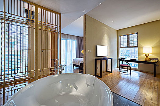 室内,现代,浴室,白色,浴缸