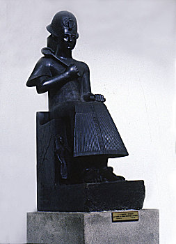 雕塑,拉美西斯二世,法老,朝代,皇后