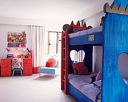 床,木框,童房
