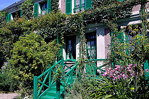 法国,诺曼底,吉维尼,房子,花园,油漆工,克劳德-莫奈