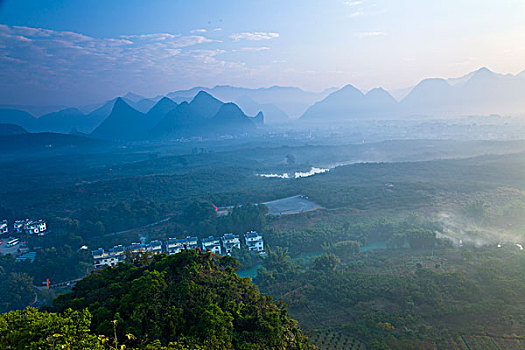 自然风光,景观,红岩村,广西,桂林,恭城