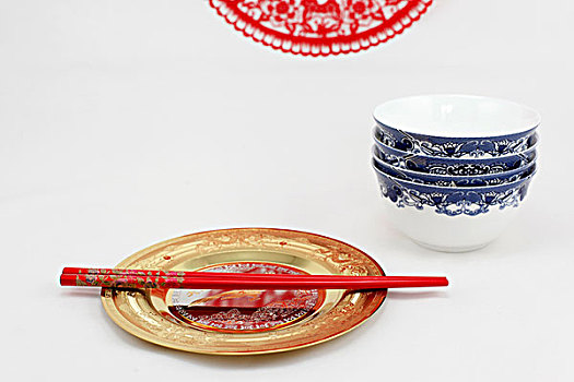 碗,筷子,盘子