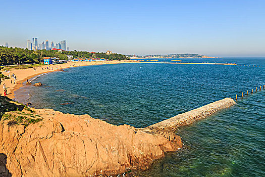 青岛,风景,蓝天,蓝色海洋