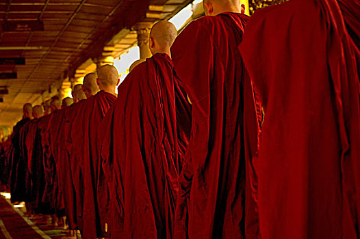 佛教,仪式,祭祀,稻米,僧侣,命运,缅甸