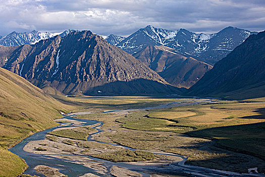 河,砾石,北极国家野生动物保护区,阿拉斯加