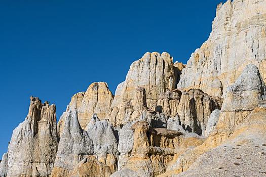 中国西藏阿里地区札达县霞义沟土林景区