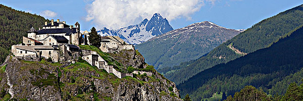 法国,阿尔卑斯山,堡垒
