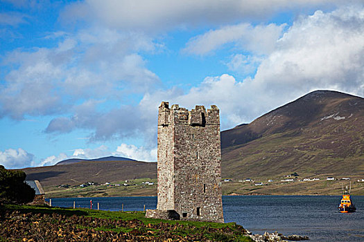 15世纪,城堡,阿基尔岛,梅奥县,爱尔兰