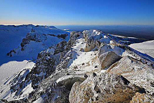 长白山火山熔岩