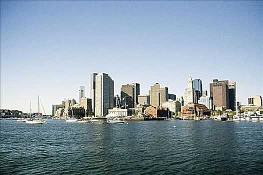 建筑,水岸,波士顿,马萨诸塞,美国