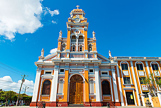 教堂,历史,中心,格拉纳达,尼加拉瓜,中美洲