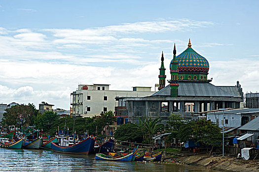 indonesia,sumatra,banda,aceh,colorful,mosque