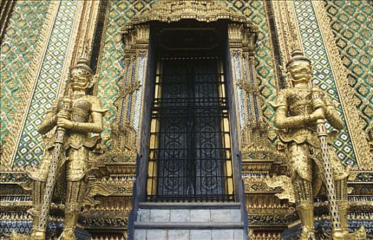 玉佛寺,魔鬼,曼谷,泰国
